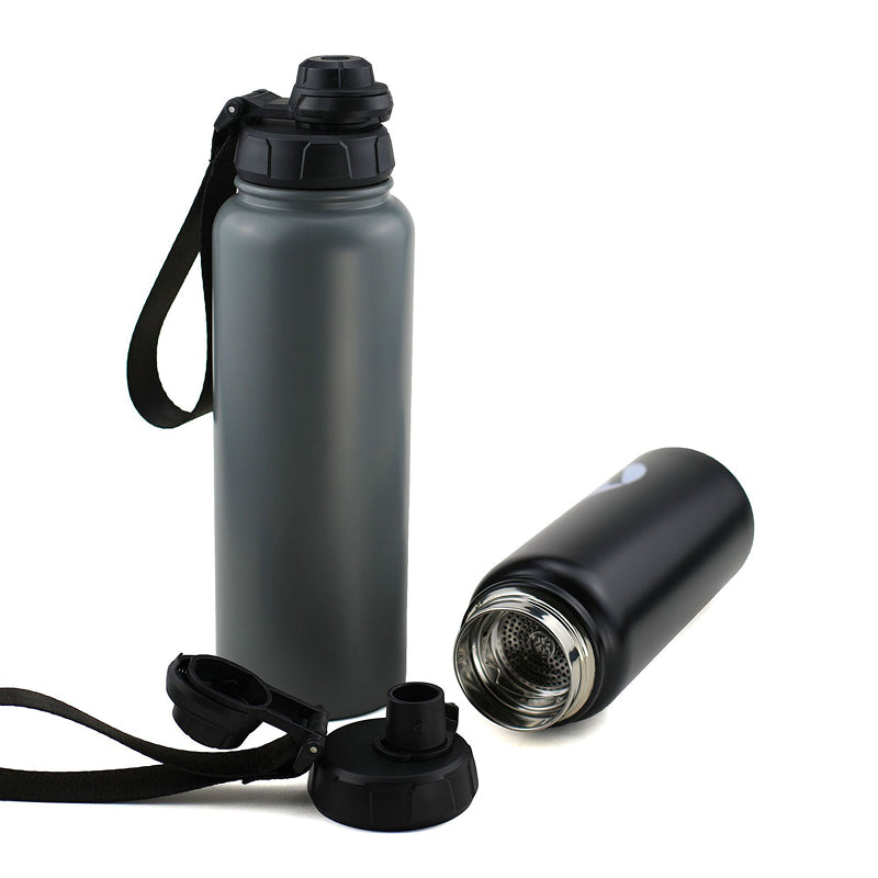 Stainless Steel Water Bottle with Carry Handle