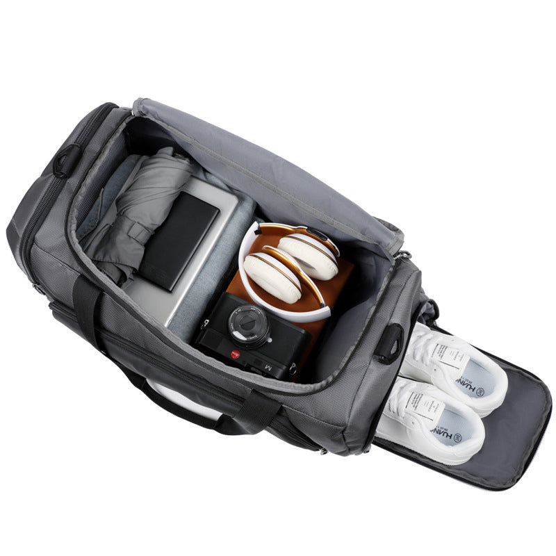 Waterproof Luggage Bag with Wet Pocket Large Gym Tote Bag