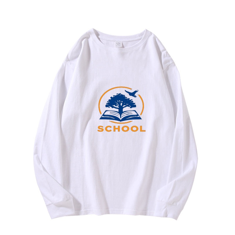 Comfortable Long Sleeve Cotton Tops Tees