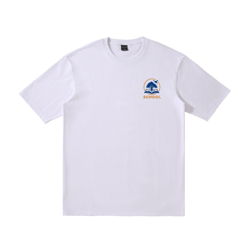 Short Sleeve Cotton Casual Pullover Shirt