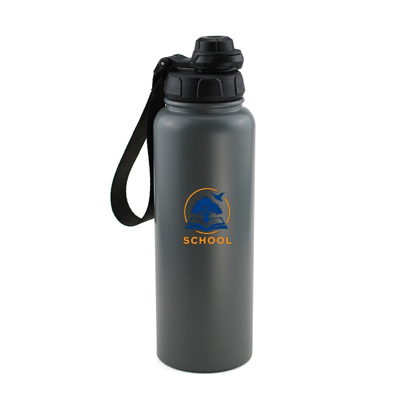 Stainless Steel Water Bottle with Carry Handle