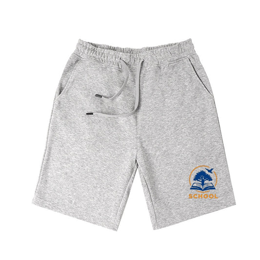 Athletic Shorts Elastic Waist Loose Fit Bottoms