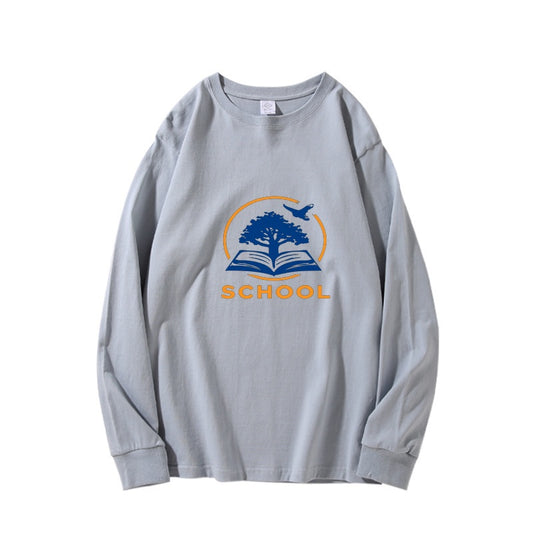 Comfortable Long Sleeve Cotton Tops Tees