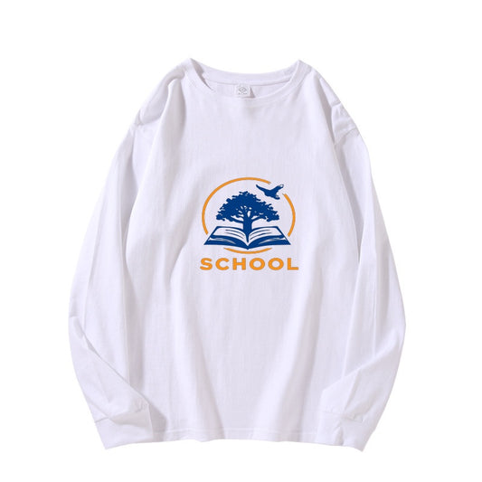 Comfortable Long Sleeve Cotton Tops Tees