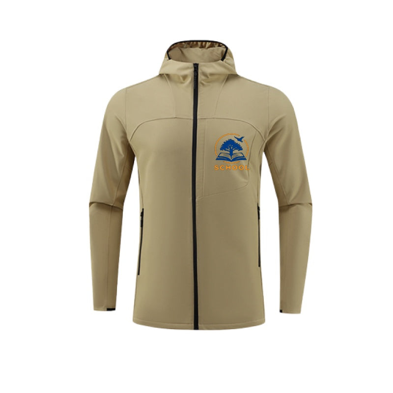 Rain Jacket Men Waterproof Windbreaker for Daily Casual
