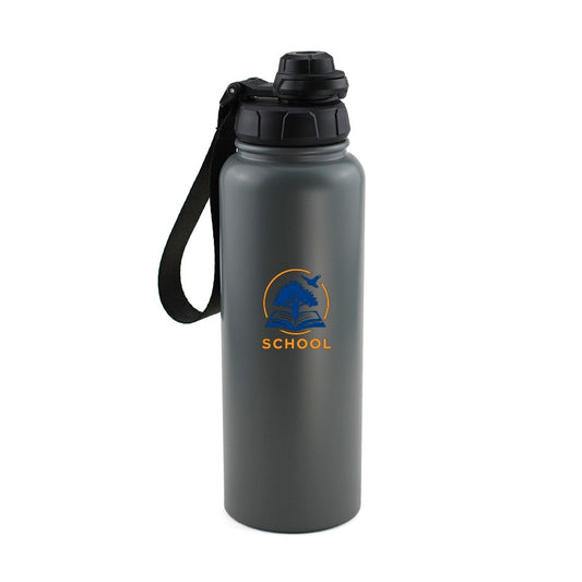 Stainless Steel Water Bottle with Carry Handle