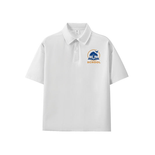 Two-Button Closure  Classic Polo Shirt