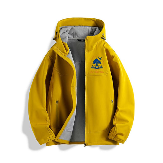 Waterproof Rain Jacket Softshell Windproof Jacket for Hiking